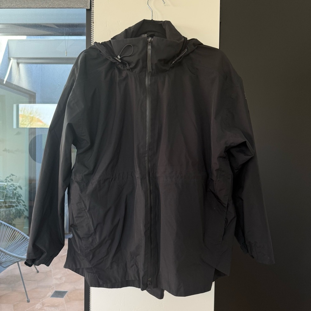 Adidas womens Black Raincoat